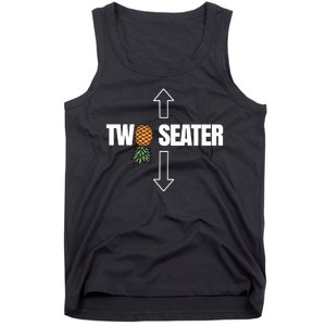 Two Seater Swinger Pineapple Funny Tank Top