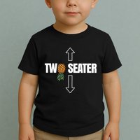 Two Seater Swinger Pineapple Funny Toddler T-Shirt