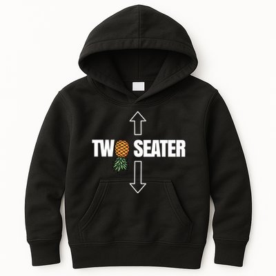 Two Seater Swinger Pineapple Funny Kids Hoodie