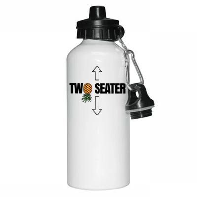 Two Seater Swinger Pineapple Funny Aluminum Water Bottle 