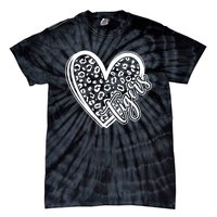 Tigers School Sports Fan Team Spirit Mascot Cute Heart Gift Tie-Dye T-Shirt