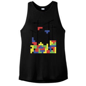 Tetris Skyline Ladies PosiCharge Tri-Blend Wicking Tank