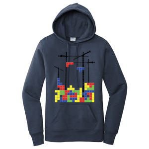 Tetris Skyline Women's Pullover Hoodie