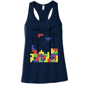 Tetris Skyline Women's Racerback Tank