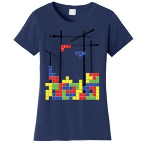 Tetris Skyline Women's T-Shirt