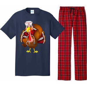 Thanksgiving Scrub Tops Wo Turkey Nurse Holiday Nursing Pajama Set