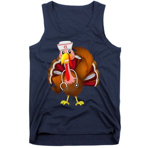 Thanksgiving Scrub Tops Wo Turkey Nurse Holiday Nursing Tank Top