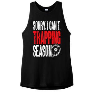 Trapping Season Trap Hunting Trapper Ladies PosiCharge Tri-Blend Wicking Tank