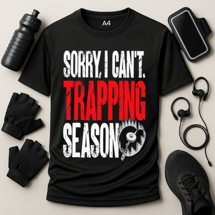 Trapping Season Trap Hunting Trapper Cooling Performance Crew T-Shirt