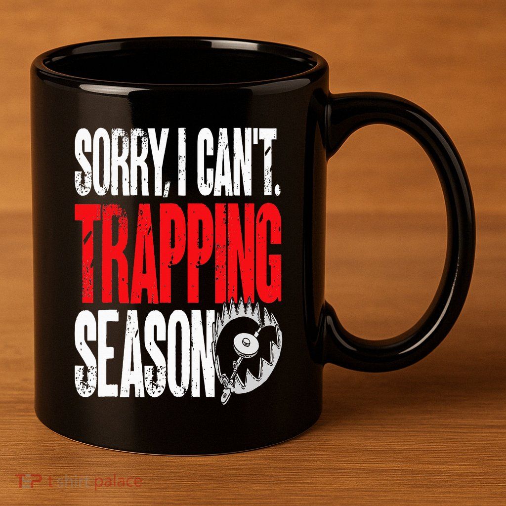 Trapping Season Trap Hunting Trapper 11oz C Handle Ceramic Mug