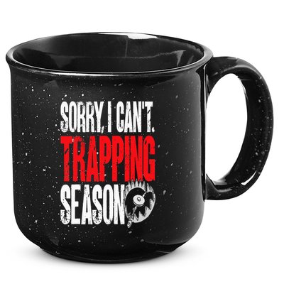 Trapping Season Trap Hunting Trapper 15oz Campfire Ceramic Mug