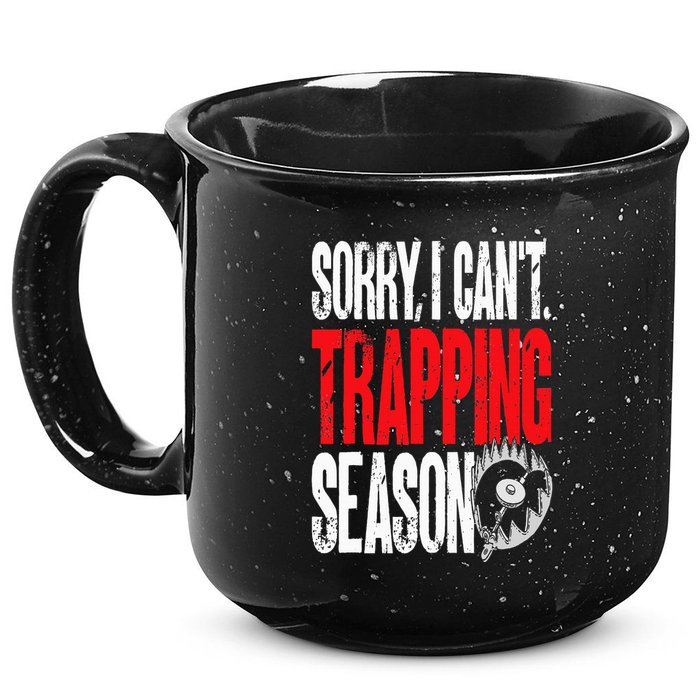 Trapping Season Trap Hunting Trapper 15oz Campfire Ceramic Mug