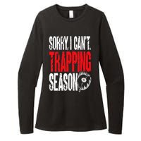 Trapping Season Trap Hunting Trapper Womens CVC Long Sleeve Shirt