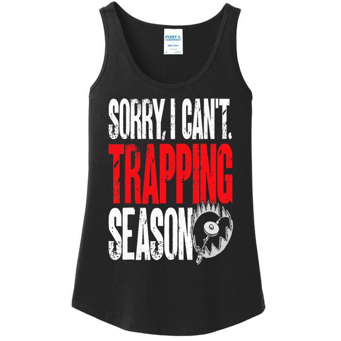 Trapping Season Trap Hunting Trapper Ladies Essential Tank