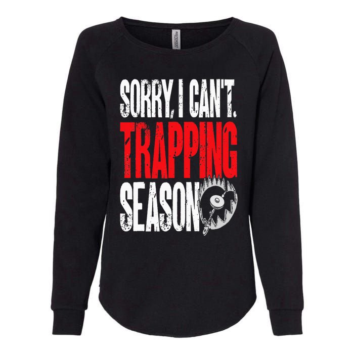 Trapping Season Trap Hunting Trapper Womens California Wash Sweatshirt