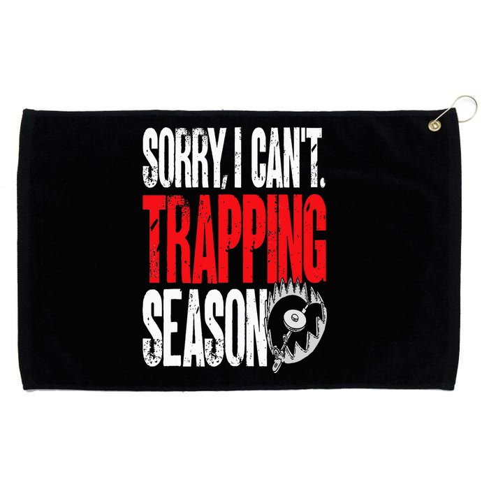 Trapping Season Trap Hunting Trapper Grommeted Golf Towel