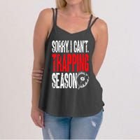 Trapping Season Trap Hunting Trapper Women's Strappy Tank