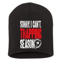 Trapping Season Trap Hunting Trapper Short Acrylic Beanie