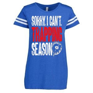 Trapping Season Trap Hunting Trapper Enza Ladies Jersey Football T-Shirt