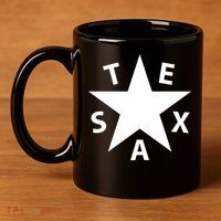 Texas Star 11oz C Handle Ceramic Mug