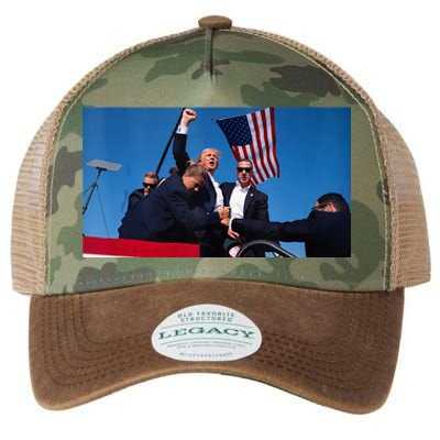 Trump Shooting Legacy Tie Dye Trucker Hat