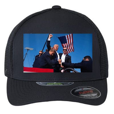 Trump Shooting Flexfit Unipanel Trucker Cap