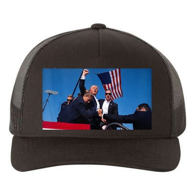 Trump Shooting Yupoong Adult 5-Panel Trucker Hat