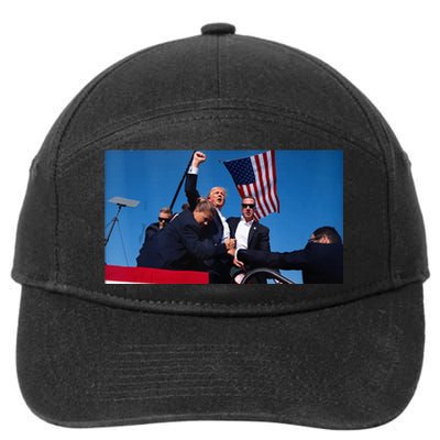 Trump Shooting 7-Panel Snapback Hat