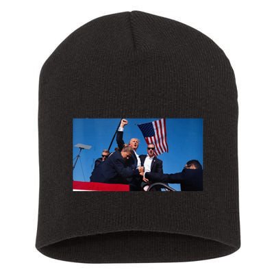 Trump Shooting Short Acrylic Beanie