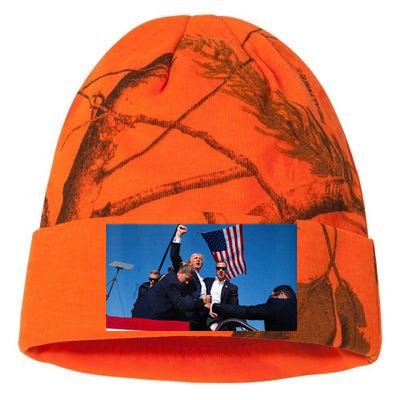 Trump Shooting Kati Licensed 12" Camo Beanie