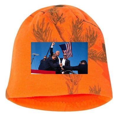 Trump Shooting Kati - Camo Knit Beanie