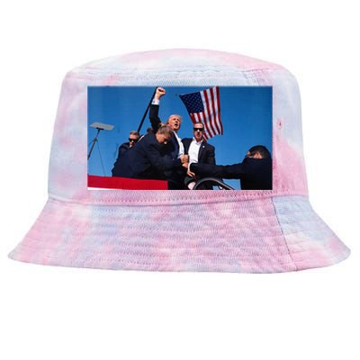 Trump Shooting Tie-Dyed Bucket Hat