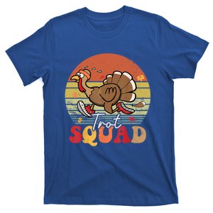 Trot Squad Turkey Autumn Fall Yall Thanksgiving Groovy Retro Funny Gift T-Shirt