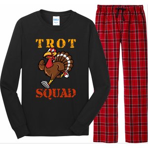 Trot Squad Turkey Mask Gift Long Sleeve Pajama Set