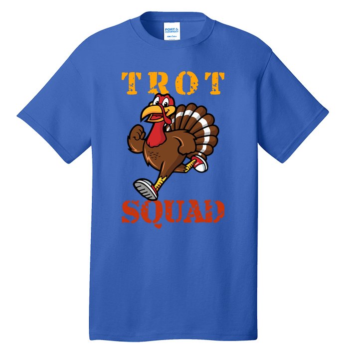 Trot Squad Turkey Mask Gift Tall T-Shirt