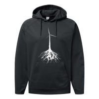 Turbine Syndrome Turbine Tree Design Performance Fleece Hoodie