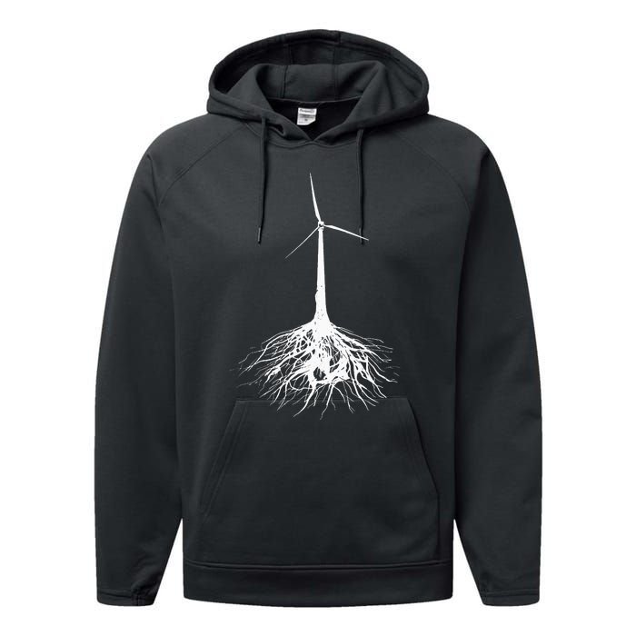 Turbine Syndrome Turbine Tree Design Performance Fleece Hoodie