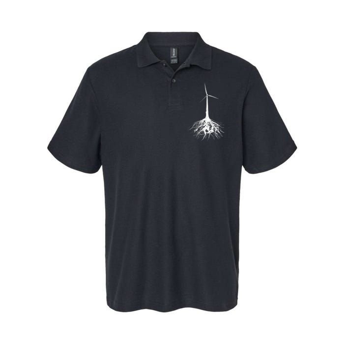 Turbine Syndrome Turbine Tree Design Softstyle Adult Sport Polo