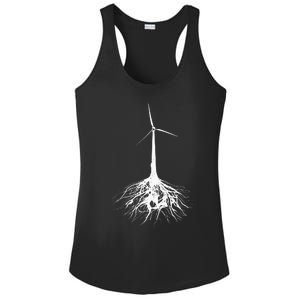 Turbine Syndrome Turbine Tree Design Ladies PosiCharge Competitor Racerback Tank