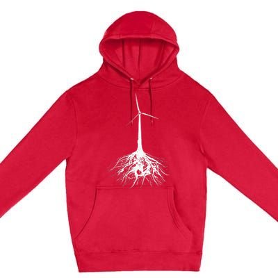 Turbine Syndrome Turbine Tree Design Premium Pullover Hoodie