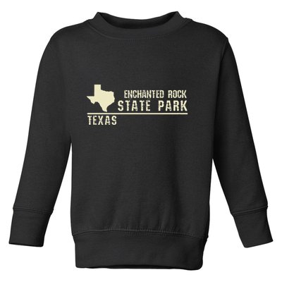Tx Souvenir Texas Enchanted Rock State Park Toddler Sweatshirt