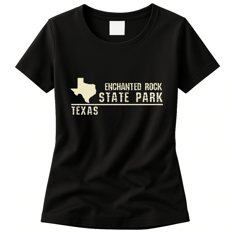 Tx Souvenir Texas Enchanted Rock State Park Womens T-Shirt