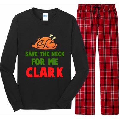 Thanksgiving Save The Neck For Me Clark Clark Essential Long Sleeve Pajama Set