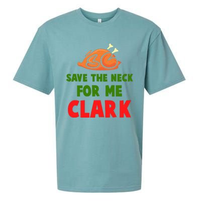 Thanksgiving Save The Neck For Me Clark Clark Essential Sueded Cloud Jersey T-Shirt