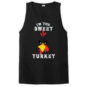 The Sweet Turkey Thanksgiving Funny Sweatshirt Graphic Print Unisex PosiCharge Competitor Tank