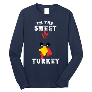 The Sweet Turkey Thanksgiving Funny Sweatshirt Graphic Print Unisex Long Sleeve Shirt