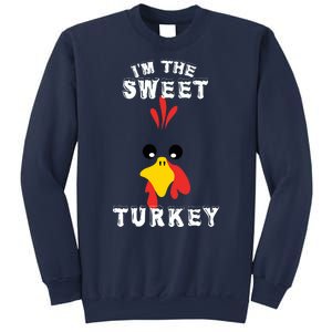 The Sweet Turkey Thanksgiving Funny Sweatshirt Graphic Print Unisex Sweatshirt