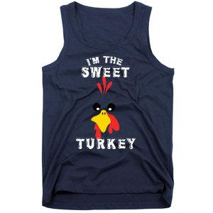 The Sweet Turkey Thanksgiving Funny Sweatshirt Graphic Print Unisex Tank Top