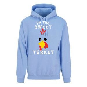 The Sweet Turkey Thanksgiving Funny Sweatshirt Graphic Print Unisex Unisex Surf Hoodie