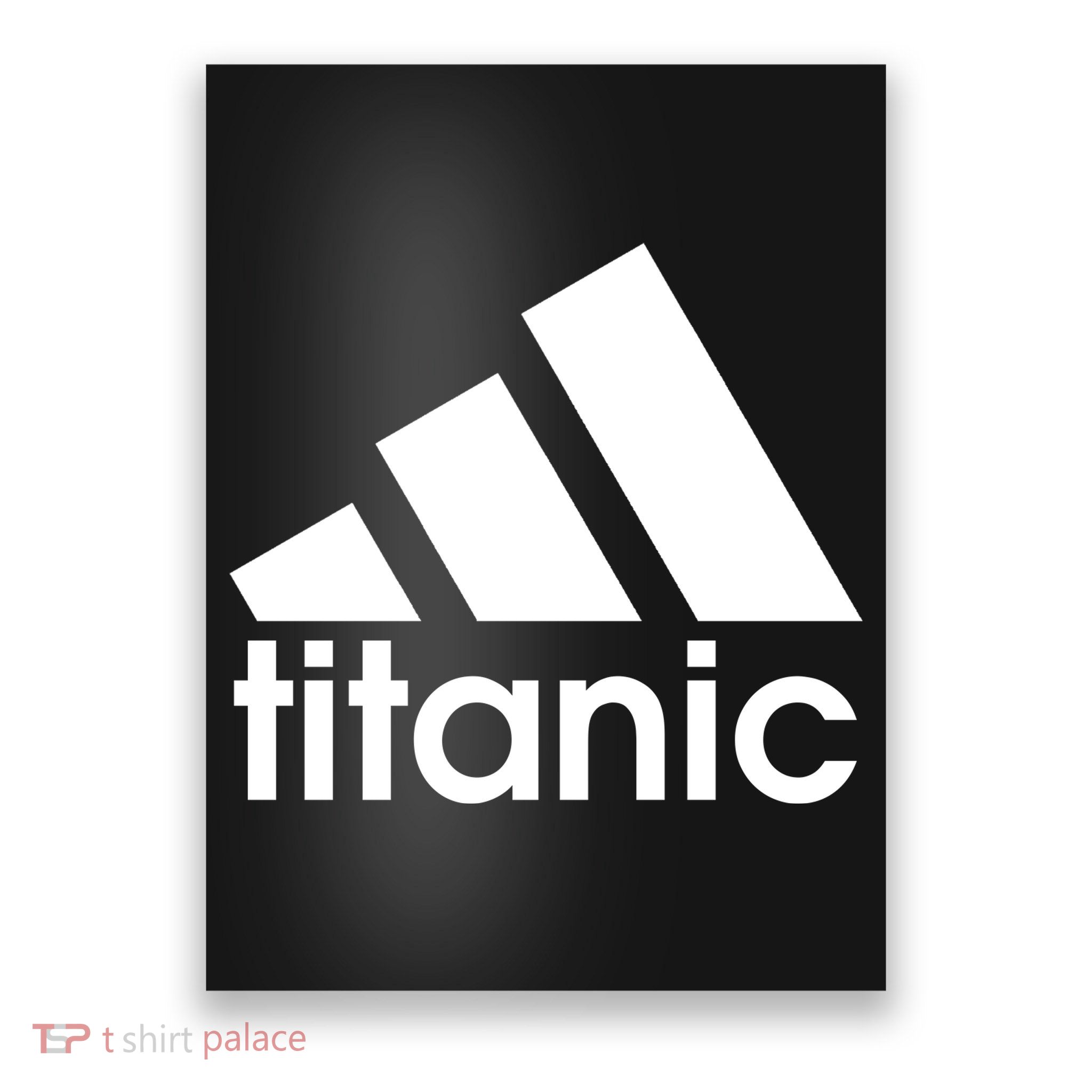 Titanic Sinking Too Soon Logo Poster